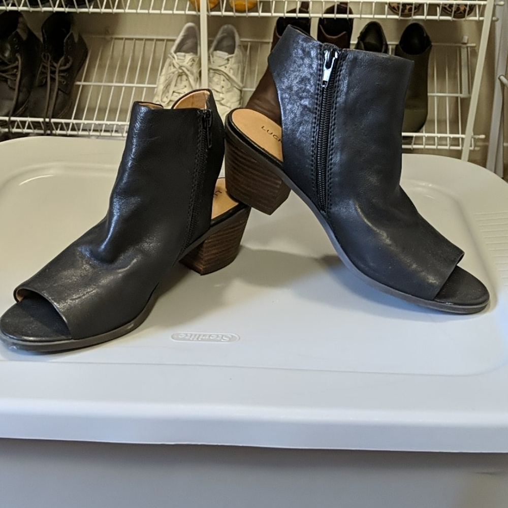 Peep Toe Booties